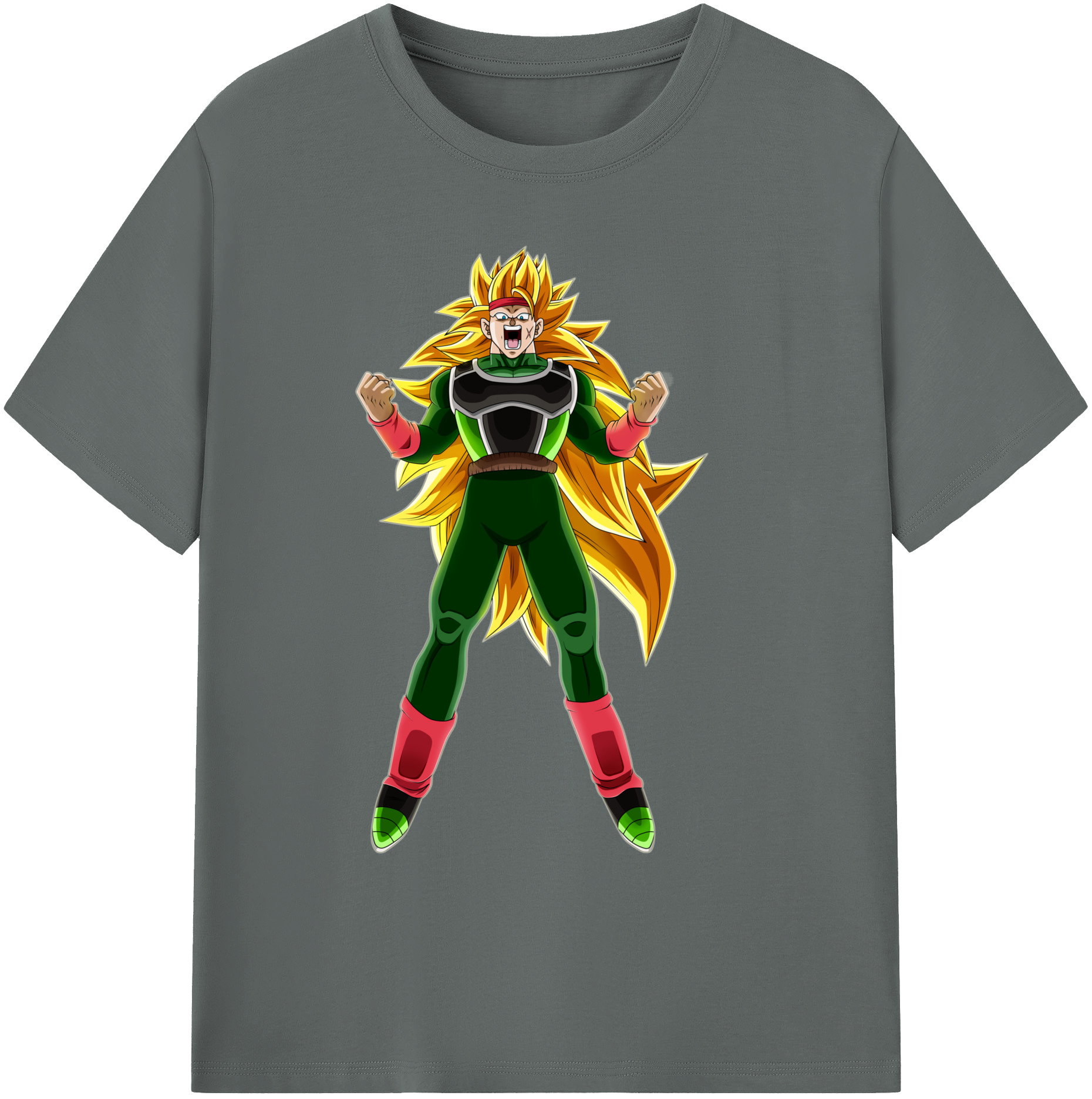 （画像用） ドラゴンボール ブロリー DRAGON BALL Broli 綿100％ メンズ半袖Tシャツ｜肌触りやわらか＆通気性